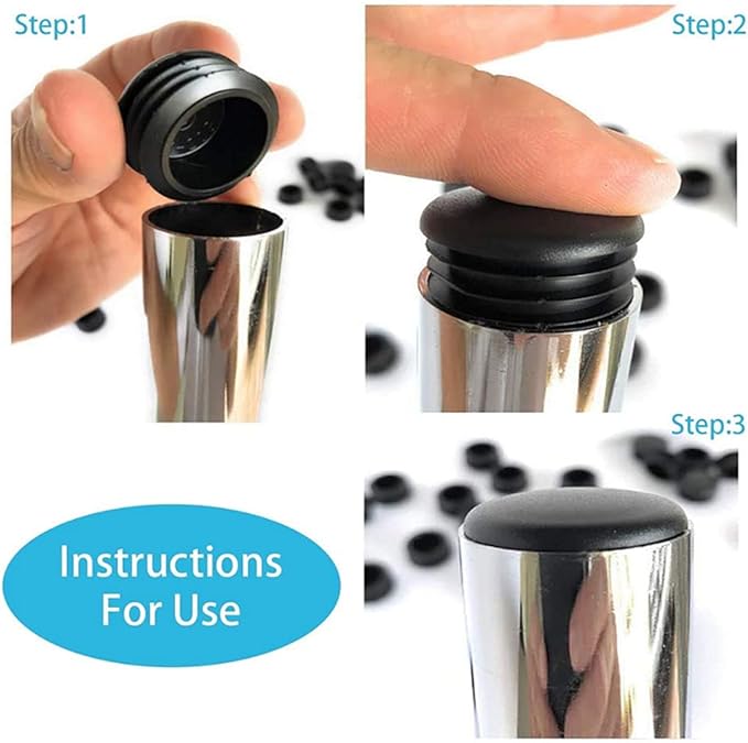 8 PCS Black Round Plastic Blan - Plastic Pipe Clip review and price