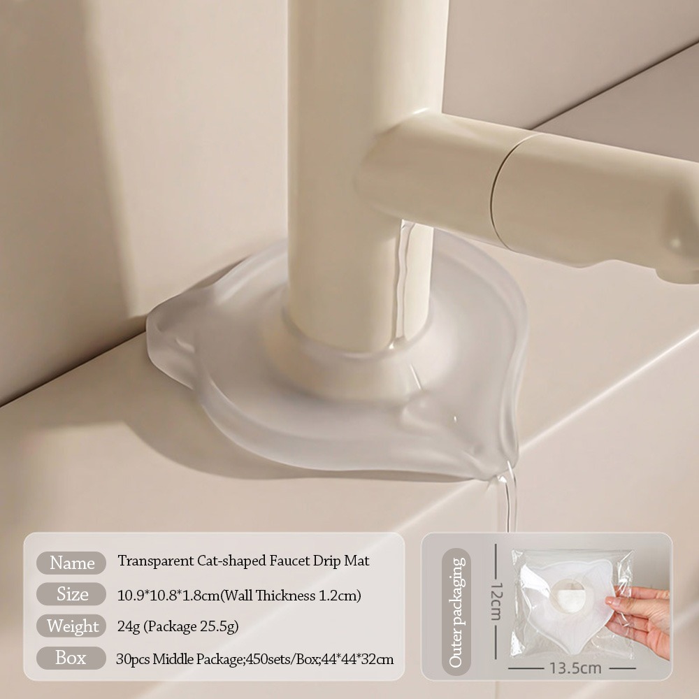 2pcs Creative Cat-Shaped Drain - Silicone Tap Washer review and price