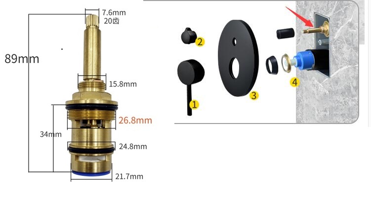 MTTUZK All-copper G3/4
