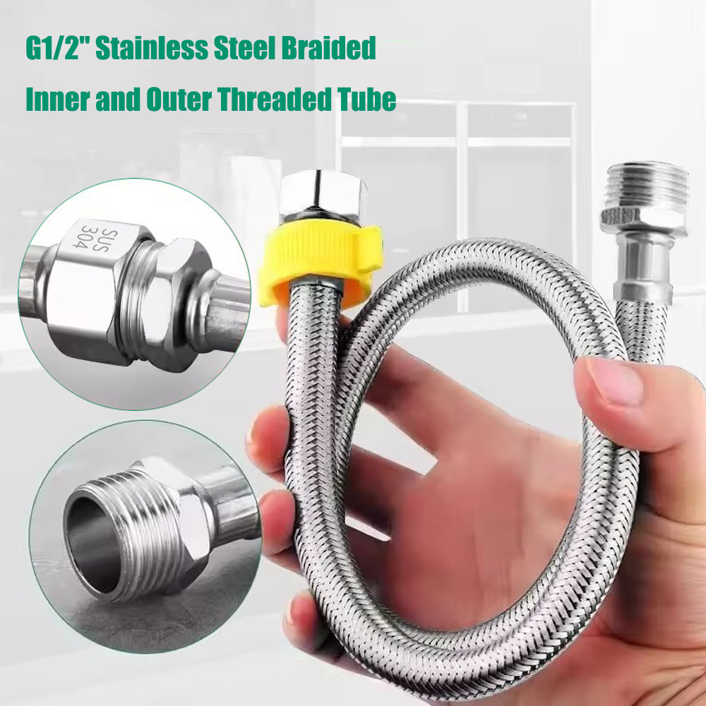 1pc 20/40/60/80/100/150/200CM  - Flexible Hose Braided review and price