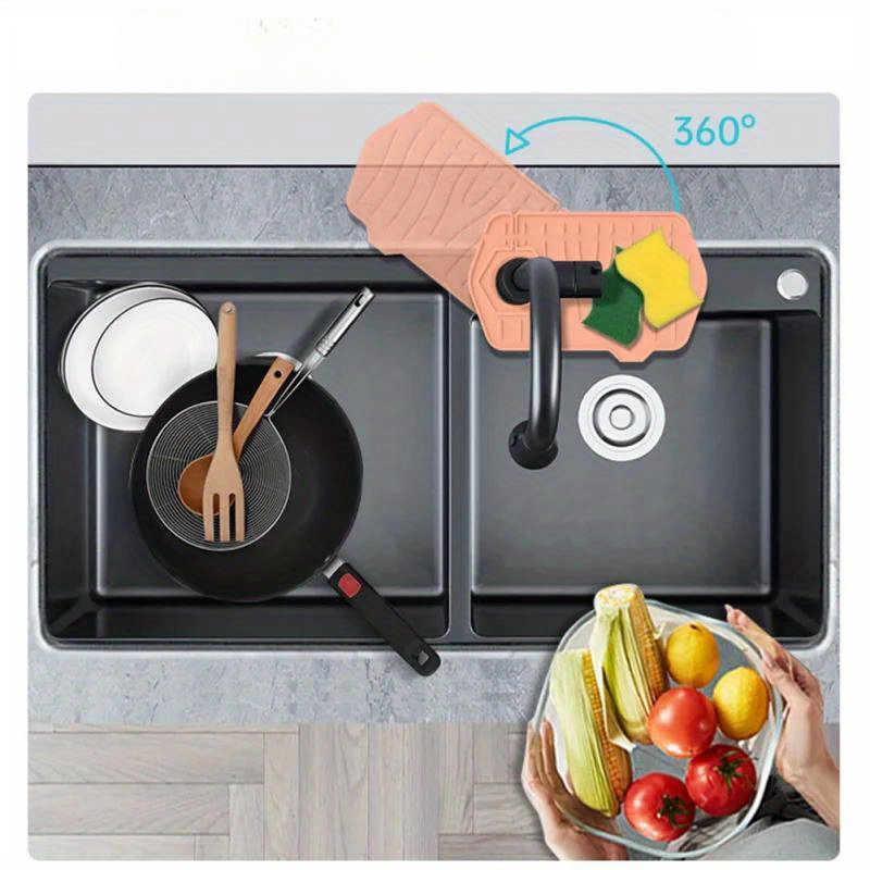 Faucet Mat Double Sided Use Si - Silicone Tap Washer review and price