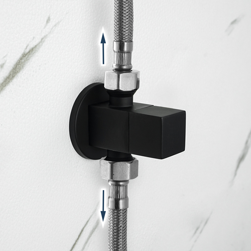 Brass Angle Valve Chrome Black - Toilet Fill Valve review and price