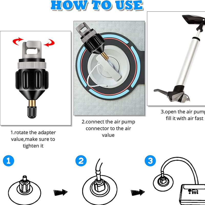 Universal SUP Pump Adapter Inf - Float Ball Valve review and price